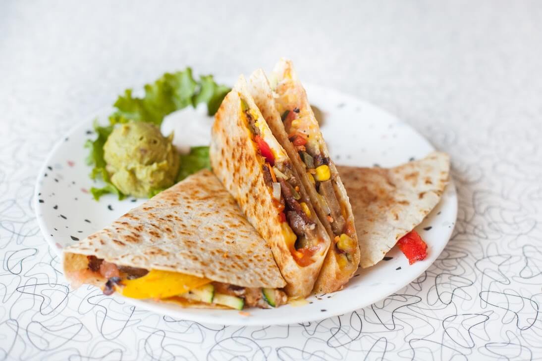 Spiral Diner Fajita Quesadilla